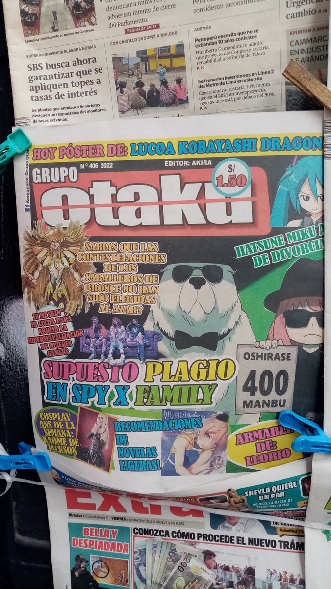 Codfish_vp's tweet photo. EL PERIODICO OTAKU ES REAL, BOMBARDEEN PERÚ X FA https://t.co/sVvytrnNeE