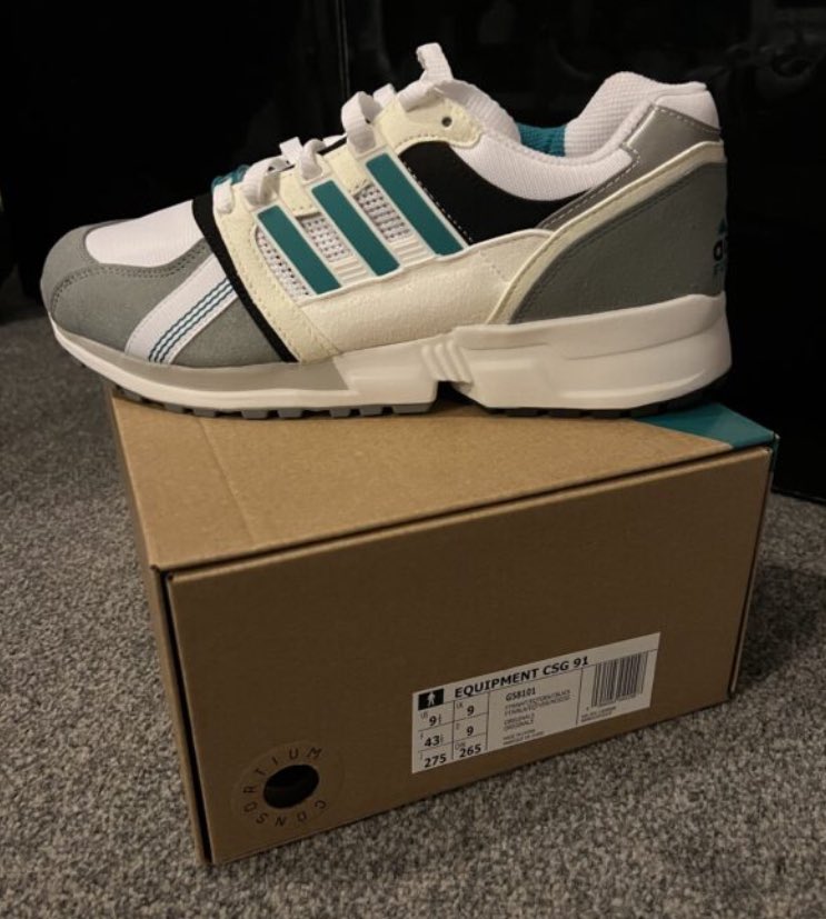 Remember online auction ends tomorrow on badgersauctions.com 

Adidas Equipment CSG 91 Men’s Size 9 Trainers when included in this weeks auction #addidasoriginals #onlineauction #vintage