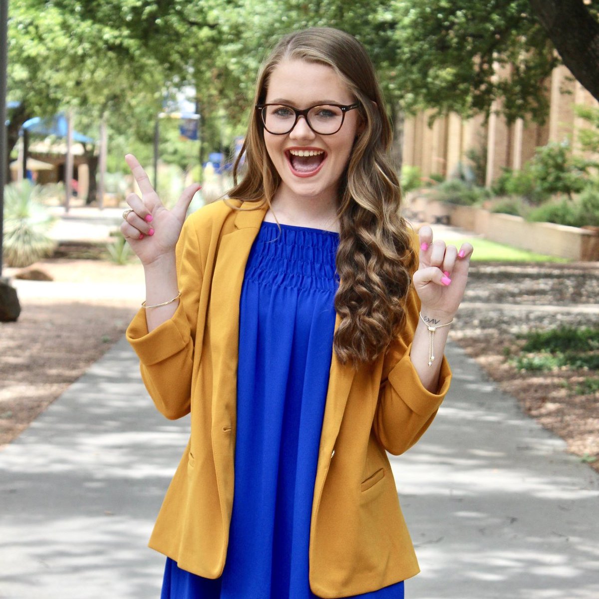 TTUSystem's tweet photo. #SystemSpotlight: Keaghan Holt was appointed by @GregAbbott_TX to serve a 1-year term on the #TTUSystem Board of Regents. She's the 16th student to serve in the role & the 4th from @AngeloState.
Thank you, Keaghan, for your tireless work supporting students across the system. https://t.co/hrxXuXXho8