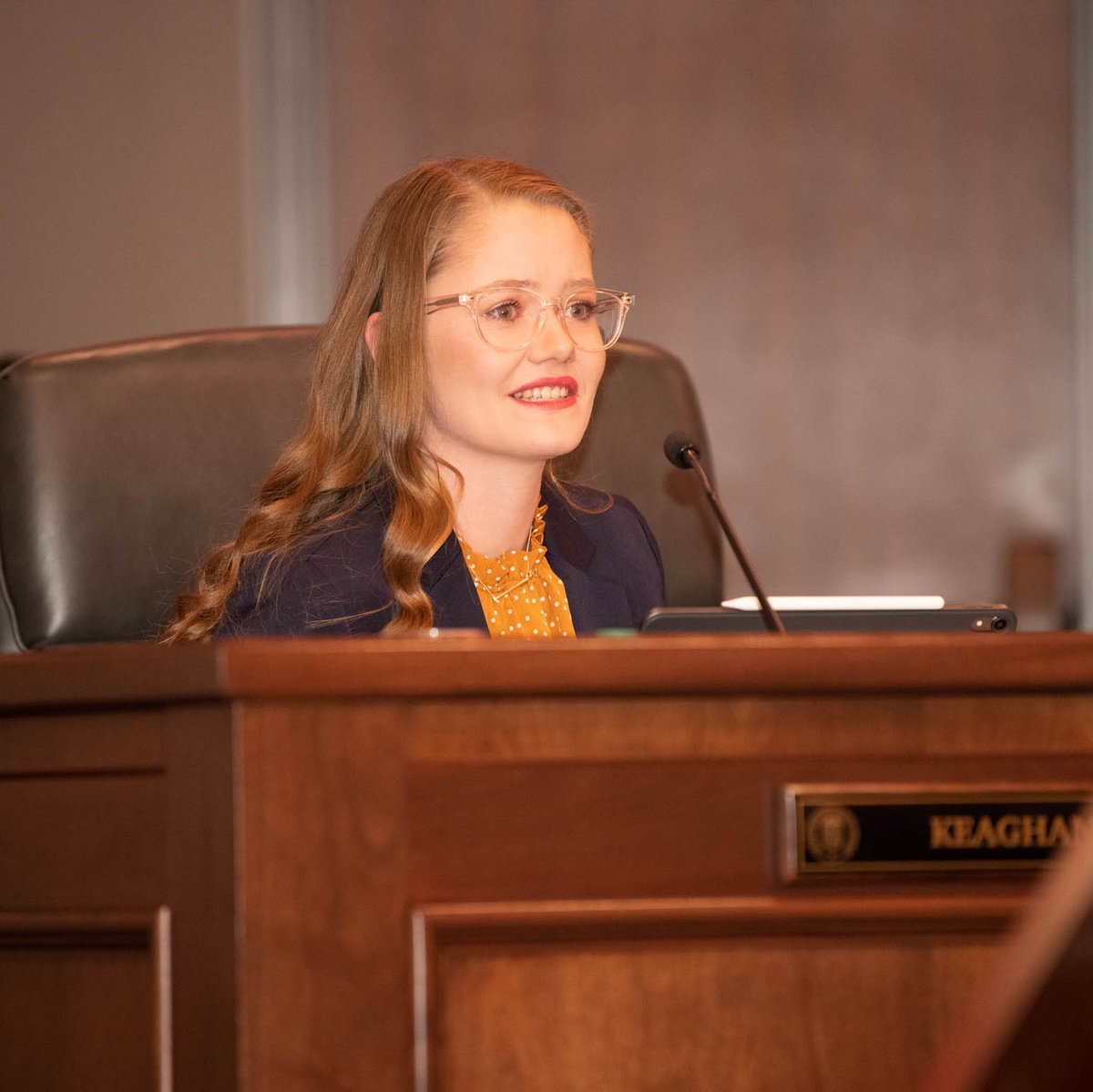 TTUSystem's tweet photo. #SystemSpotlight: Keaghan Holt was appointed by @GregAbbott_TX to serve a 1-year term on the #TTUSystem Board of Regents. She's the 16th student to serve in the role & the 4th from @AngeloState.
Thank you, Keaghan, for your tireless work supporting students across the system. https://t.co/hrxXuXXho8