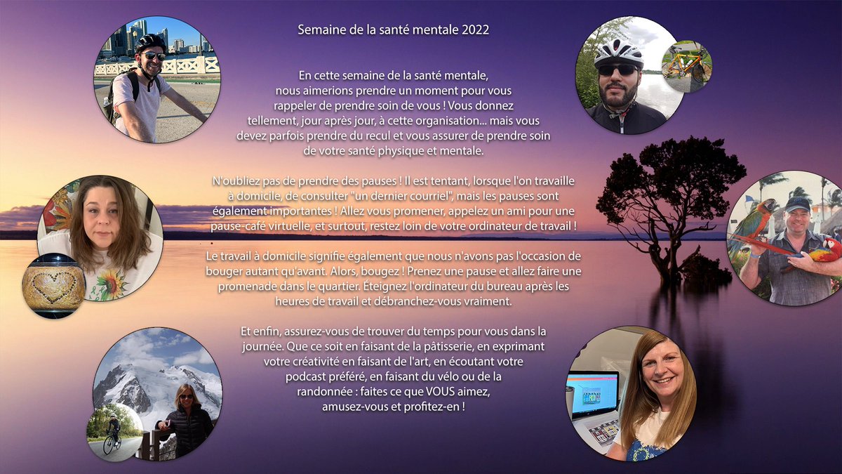 A message for our employees during #MentalHealthWeek! Un message pour nos employés cette #SemaineDeLaSantéMentale!  #IRD_DDP #ABSB_DGCPS