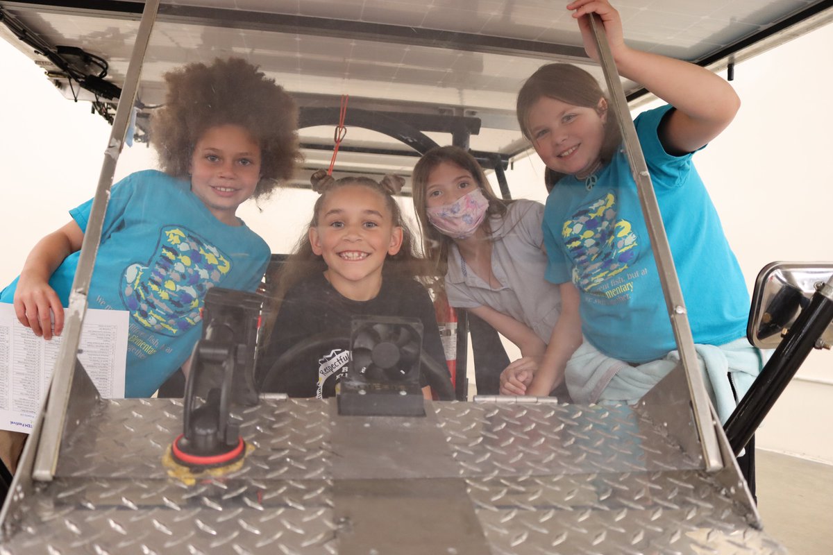 LISAAcademy's tweet photo. Solar Cars are eco-friendly, quiet, and have 0 fuel cost. These kids are excited about the future of solar cars at the 8th Annual Arkansas STEM Festival! 🌞😎 #LISASTEM #LOOKintoLISA https://t.co/OUfy71JnmL