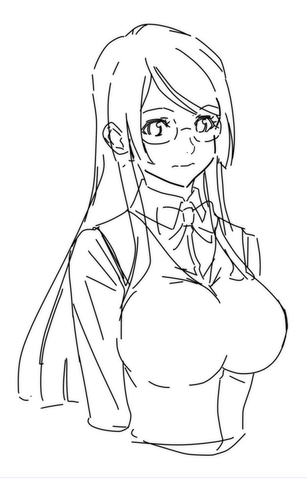 今日の(エロ)原稿すみのラクガキ 