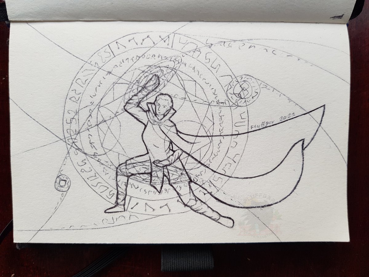 Fluffgar's tweet image. #ProgressShot 04 
#DoctorStrange #DrStrange #magic #Marvel #art #illustration #film #fiction #LoveScottishArt #CraftBizParty #BizBubble #ScottishCraftHour