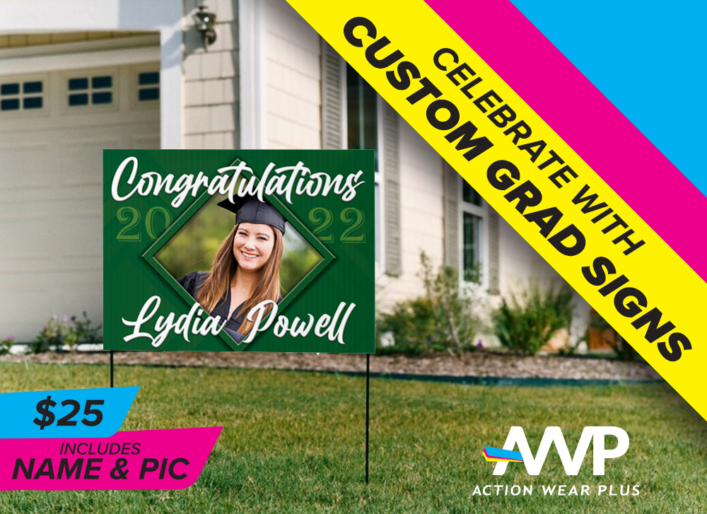 Proud of your Grad? Show them off with custom graduation yard signs. Customized to match school colors and personalized with name and photo.
#AWP #yardsigns #grad #graduation #graduation2022  #custom #customized #personalised #senior2022  #graduation #graduation2022🎓🧑‍🎓👩‍🎓👨‍🎓