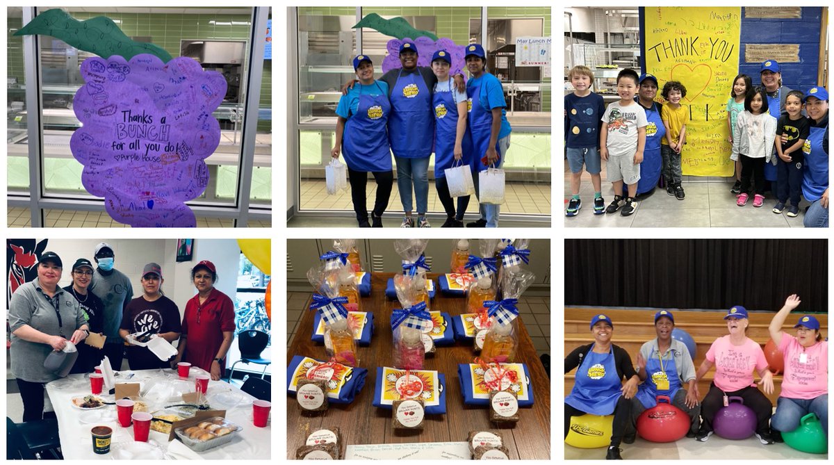 CISDNutrition's tweet photo. Happy School Lunch Hero Day to our Child Nutrition Staff! Through supply chain issues and product shortages, they have persevered to make the impossible, possible. You are all real-life SUPERHEROS! THANK YOU! #SchoolLunchHeroDay #SLHD22 #CISDStrongerTogether #RealSchoolFood https://t.co/8L5VNFaivD