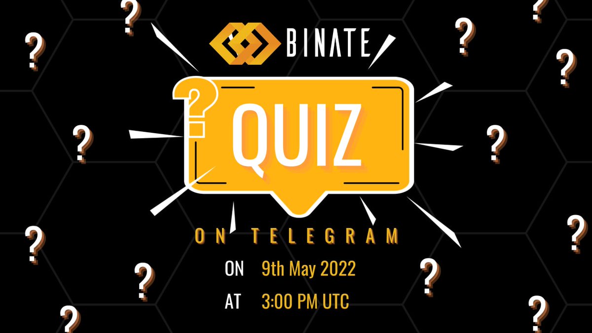 Binate_official's tweet photo. 📢 Announcing #Binate community Trivia Quiz⚡️

Participate, know more about what we are building and win rewards 👉

🏛 https://t.co/ulwUHATTUT
🕰 09 May, 3 PM UTC
💰 $50✨
🤔https://t.co/8IzHVMQVbQ

Start today👉https://t.co/6gw7HZyuDY

Powered by #Matic.😍 https://t.co/s1FCTkPmRJ