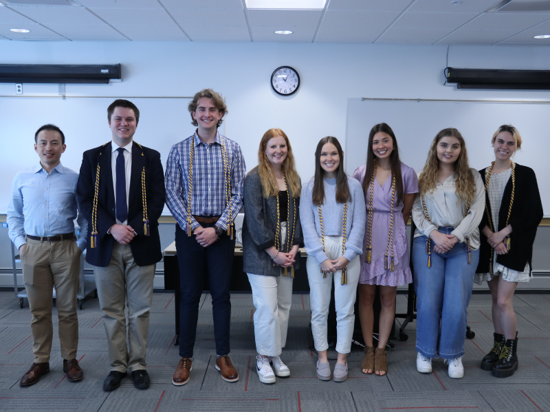 Unl_CoJMC's tweet photo. Congratulations to the CoJMC students who were inducted into the Kappa Tau Alpha honor society this afternoon!  These students were recognized for their academic excellence and are graduating in the top 10% of their class.🎓🎉 https://t.co/WUH3en6z5r https://t.co/3zeb6IzqoX