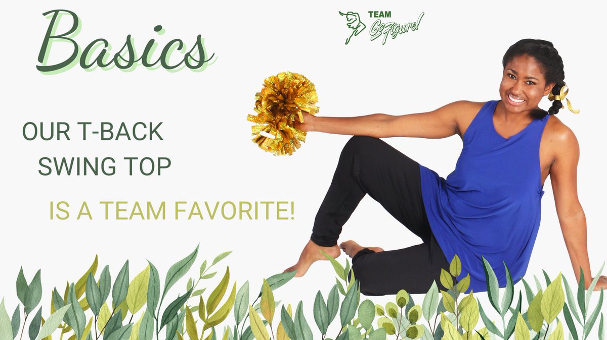 Our T-Back Swing Top is always a team favorite! Check out all of our basics and practicewear!
#drillteam #cheer #dance #colorguard