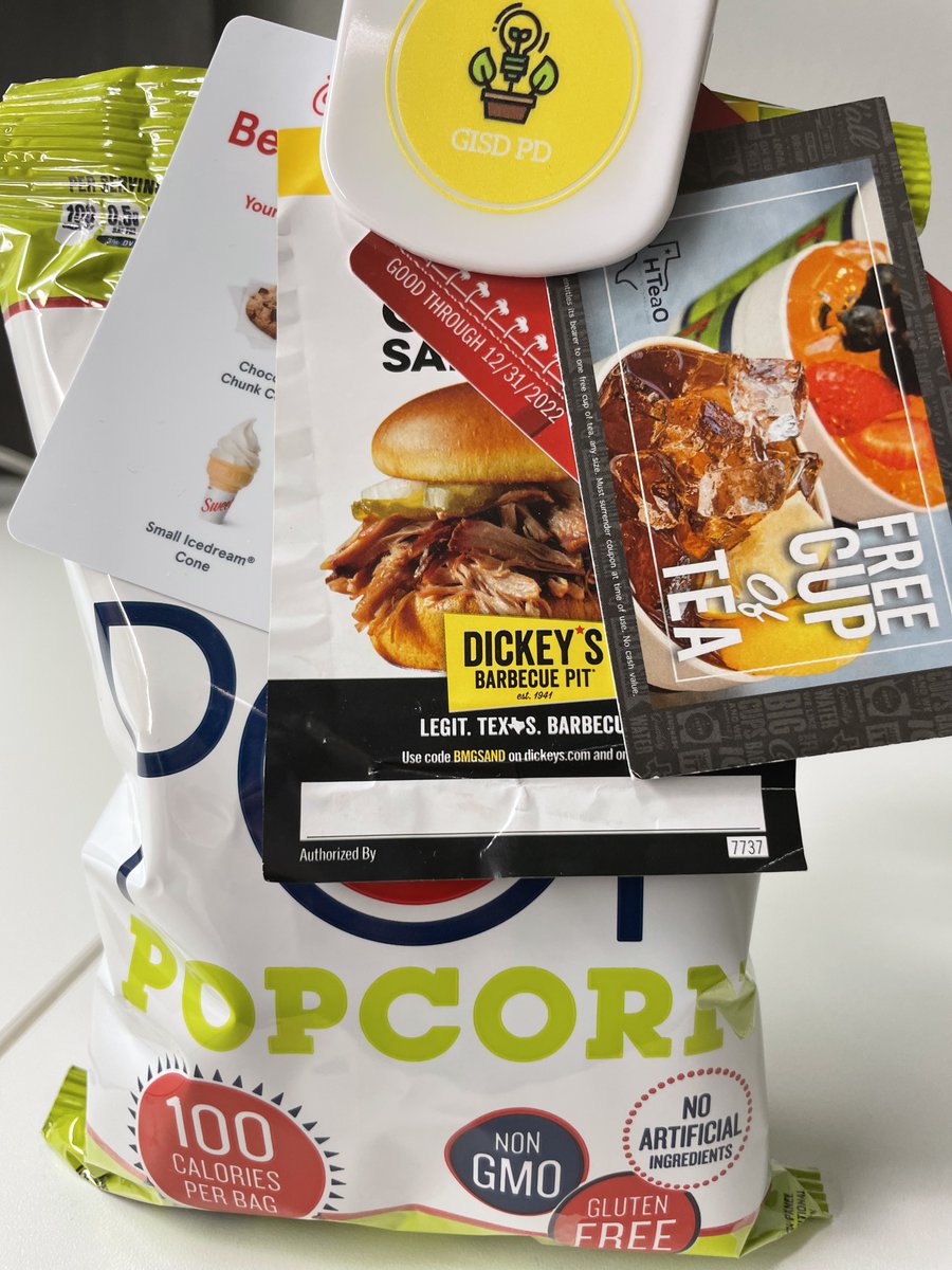 GISD_PD's tweet photo. 🎶 📣 We have goodies, yes we do... we have goodies just for you! 🎶 📣 Be sure to retweet, follow and like to be entered to WIN! Thanks to: HTeaO, Dickeys, ChickFilA &amp; InNOut Click here https://t.co/qcW3Aws9yX https://t.co/xcDWzM9ldn