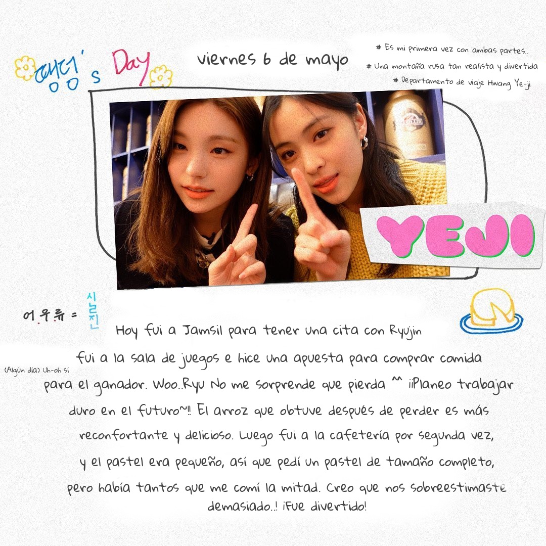 ITZY_MXCO's tweet photo. [📝🐺🐱] 06.05.22 - Actualización Instagram

"✨ITZY V2LOG : Hello 2022✨

Compartiendo un diario del V2LOG de Ddaengdongs 💗"

#ITZY #YEJI #RYUJIN
#V2LOG @ITZYofficial https://t.co/IhHWE1dLaw
