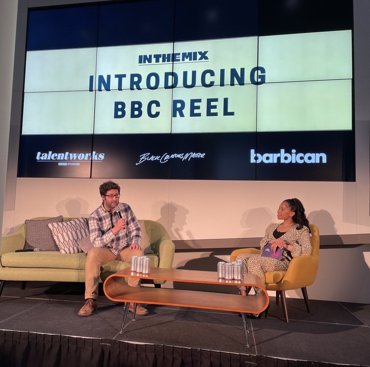 It was a privilege to be at the launch of the In The Mix collaboration between <a href="/bbcstudios/">BBC Studios</a> TalentWorks, <a href="/BCreatorsMatter/">Black Creators Matter</a> and <a href="/BarbicanCentre/">Barbican Centre</a> last night and I'm delighted <a href="/BBC_Reel/">BBC Reel</a> can be involved in platforming and developing such exciting new creators!