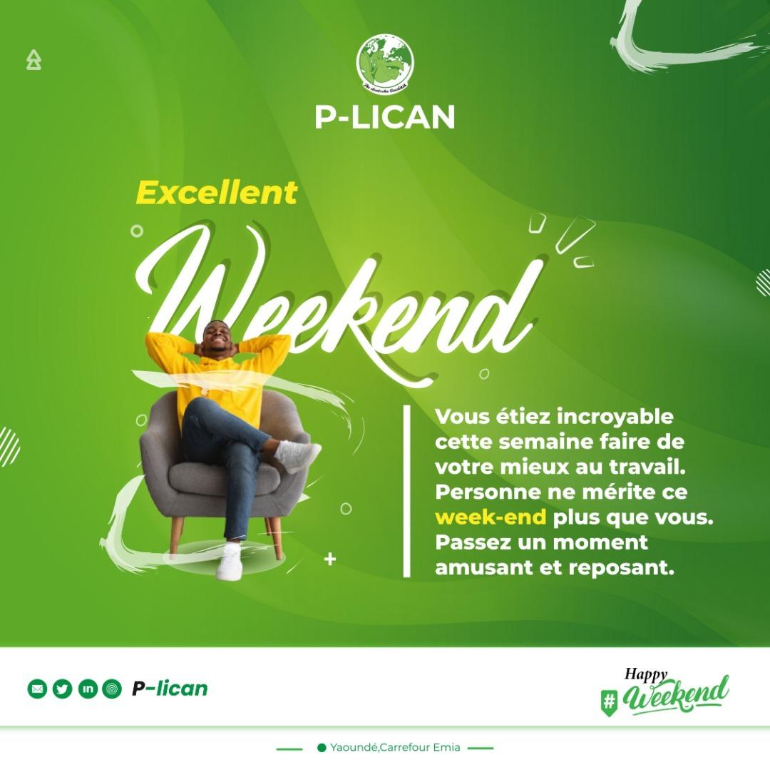 PLICAN9's tweet photo. [BON WEEKEND😎😎]
Vous étiez #incroyable cette semaine ; faire de votre mieux au #travail. Personne ne mérite ce week-end plus que vous. Passez un moment #amusant et #reposant.

#P_Lican #Bon_WeekEnd #Relaxation #Boulot #Détente https://t.co/CPskzqTVhN