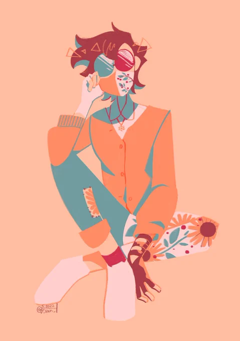 redraw from a series of drawings i did last year :D
#ranboofanart 