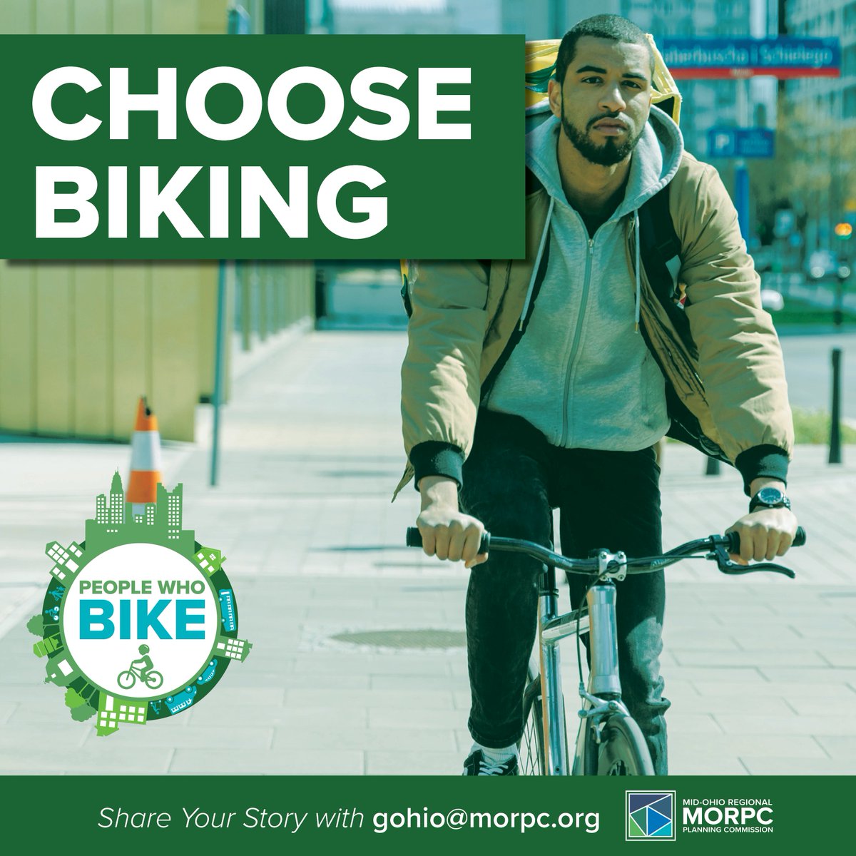 Does your workplace support making biking more safe, fun &amp; convenient? 

Email gohio@morpc.org by Friday May 27 with your story and a picture to be highlighted during June’s #PeopleWhoBike month campaign! 

The first 10 workplaces will receive 10 FREE CoGo Bike Share memberships!