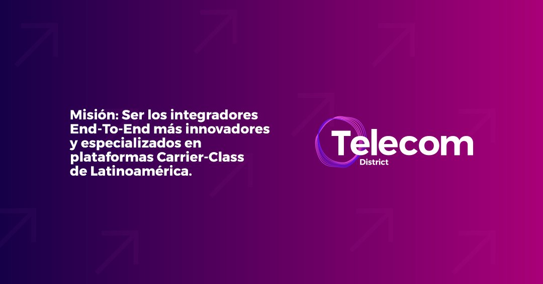 Llegamos con una misión clara al mercado. 👨‍💻 📡 . Tú puedes ser parte de nuestro distrito tecnológico. 

#telecomdistrict #tecnología #innovación #méxico #Telecomunicaciones