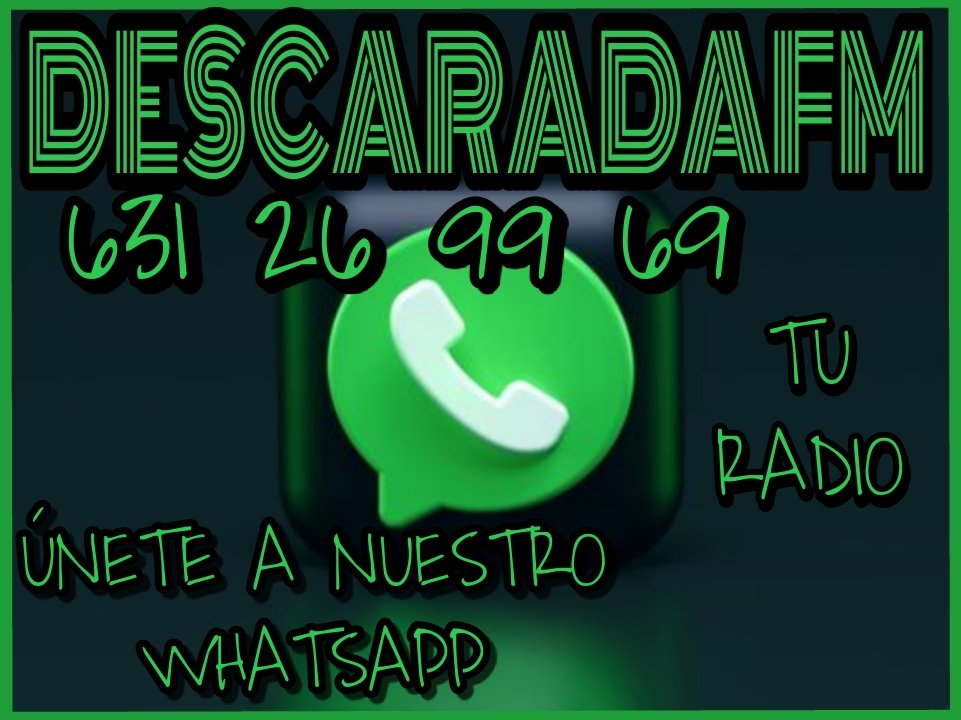Quieres unirte a nuestro grupo de WhatsApp? Hay juegos, sorteos, chistes... Anímate y entra un rato. chat.whatsapp.com/GOr4TbWylCj3KH…
#grupos #radio 
DESCARADAFM.COM