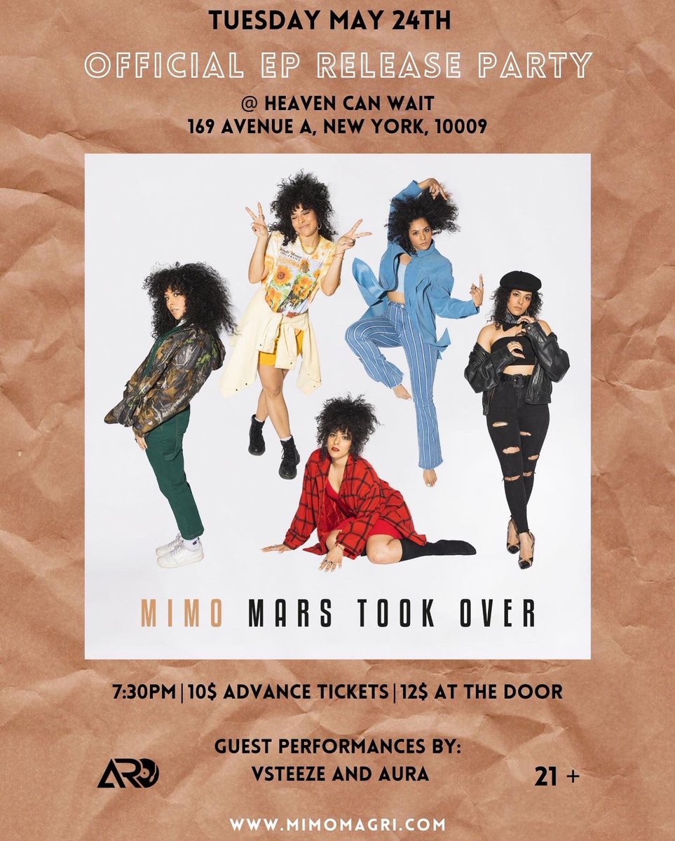 MimoMagri's tweet photo. Come join me on Tuesday May 24th! It’s gonna be an insane EP release and I’m so thrilled to perform this new material. 
#eprelease #nyparty #sheraps #hiphop #nyhiphop #mtl #mimomusic https://t.co/paTqIxjAJO