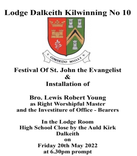 Dalkeith Kilwinning no. 10 (@no10lodge) on Twitter photo 