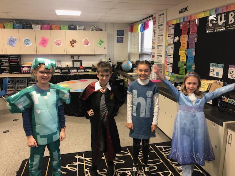 MrsPartridge2nd's tweet photo. Students chose what they wanted to do for spirit days until the end of the year. Yesterday was costume day! https://t.co/FiVBmnmxwY