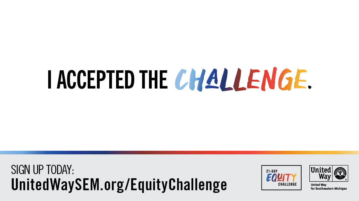 CassieHare's tweet photo. I'm excited to participate in @UnitedWaySEM's 21-Day Equity Challenge starting May 20! Join me and sign up at https://t.co/wOaAwUrvvg. #EquityChallenge. https://t.co/wWZVR5M7x7
