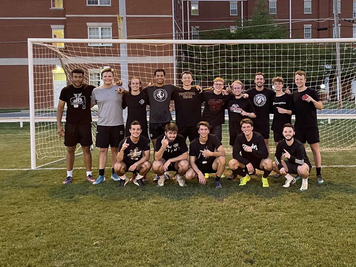 Congrats to our 2022 Men’s Soccer Champs Great Balls of Fire!