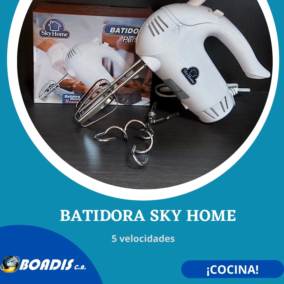 boadisca's tweet photo. Regala a mamá está súper batidora..
Características:
*Motor potente.
*5 velocidades.
*Ganchos amasadores incluidos.
*Mango suave y ergonómico.
*Manejo cómodo. 

#disponible #batidora #skyhome #postres #tortas #regalaamama #mesdelasmadres #somosdistribuidores #pzo #venezuela https://t.co/CSd4CXxPEu