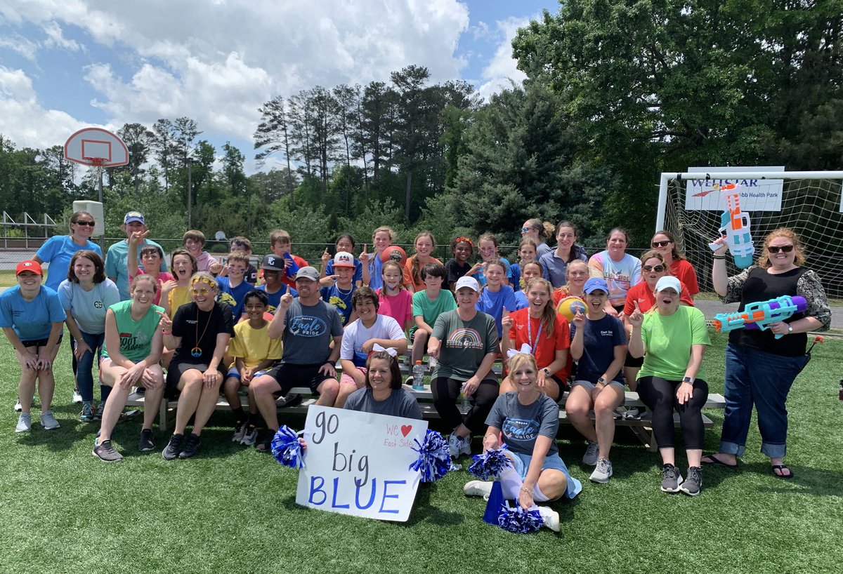 EastSide_CCSD's tweet photo. 5th grade student vs teacher kickball game today! Always a fun tradition- so glad it’s back! #EastSideEaglePride https://t.co/uKz38pSlbx