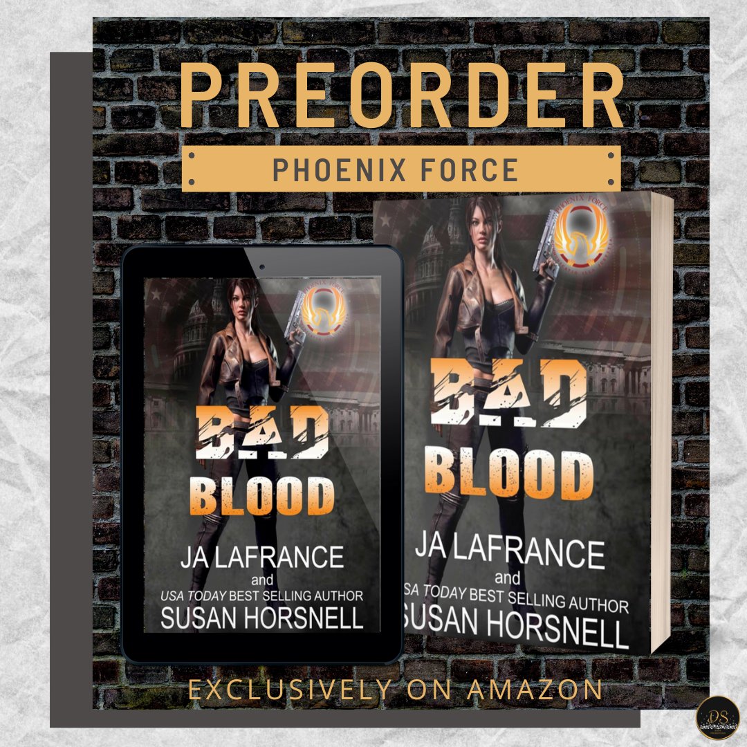 ✩★ BAD BLOOD PREORDER! ✩★ #phoenixforce Bad Blood by @SusanHorsnell @jalafrance1 coming 5.20.2022 #kickasswomen #badblood #susanhorsnell #jalafrance #phoenixforceseries #dsbookpromotions Hosted by @DS_Promotions1 Preorder:  books2read.com/BadBloodPhoeni…