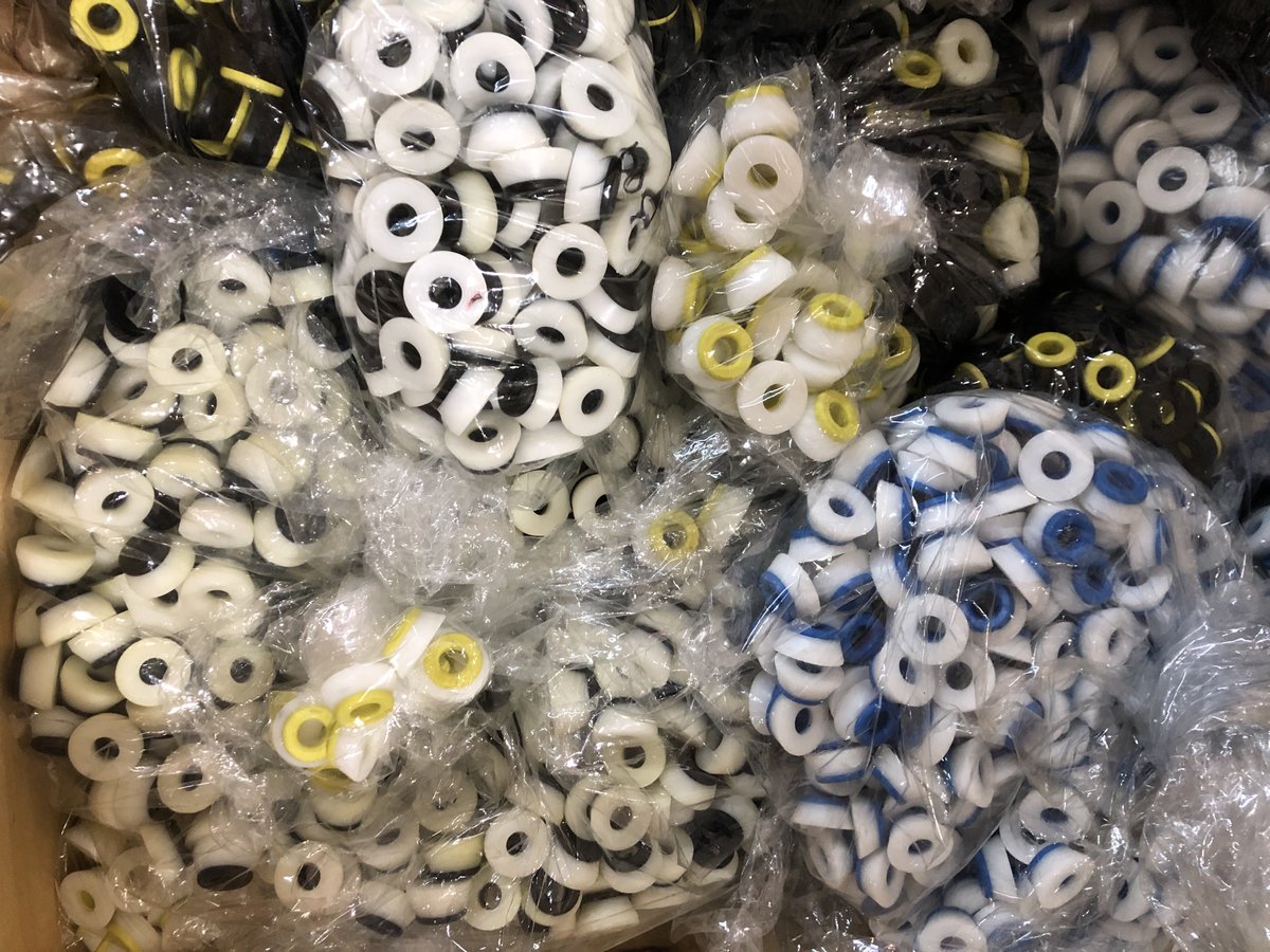 BONESWHEELS's tweet image. bones.com/skateboard-bus…
Bags of #BONESWHEELS Bushings