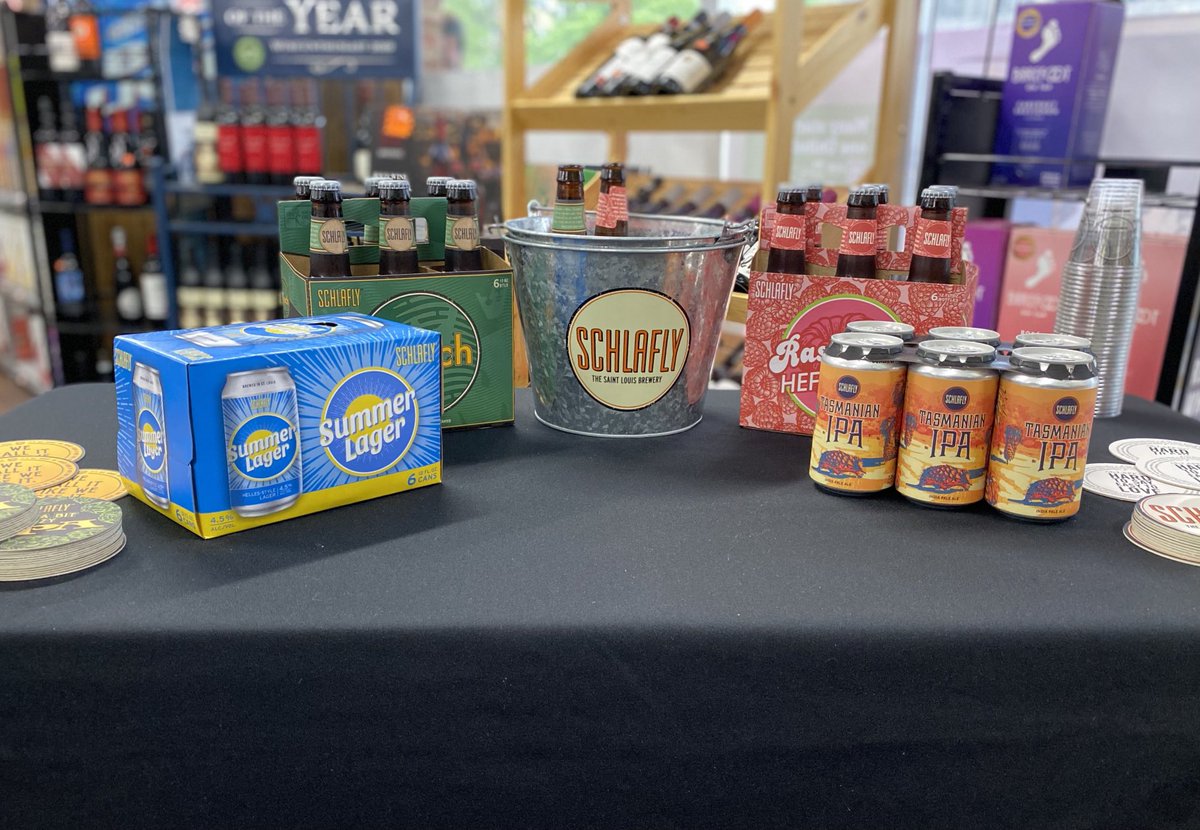 Hey MoCo!  ⁦<a href="/Schlafly/">Schlafly Beer</a>⁩ beer tasting is starting now at Rollins Beer &amp; Wine.  Come by and sample some classic summer brews.