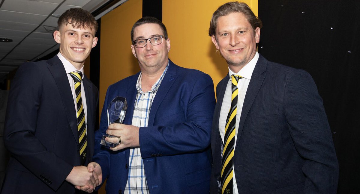 PrestecUKLtd's tweet photo. ⭐️🏆 Prestec were thrilled to once again sponsor @burtonalbionfc scholar of the season award.

Congratulations to Ben Radcliffe on the award presented by our Operations Manager Adrian Kinsey. 

#PrestecUK #BAFC https://t.co/IUFogrj0No