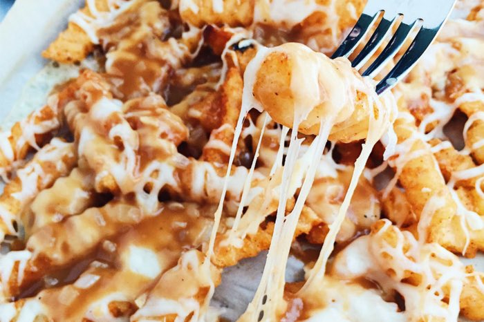 RegionalUSFood's tweet photo. Disco fries (New Jersey) — similar to poutine but with mozzarella rather than cheese curds https://t.co/vCSUM40H3e