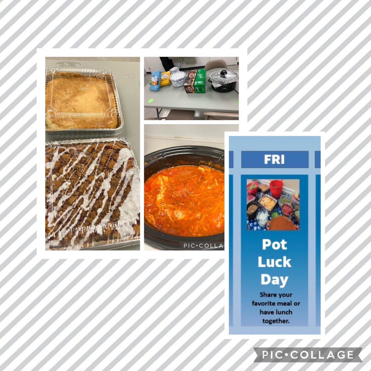 LaurenWithersp2's tweet photo. The team ate good today for #POTLUCKFRIDAY! #SPIRITWEEK #LIFEATATT @LalaFremont @realmccoy1988 @TeamSWAGOHPA @OHPAunstOHPAble https://t.co/pFjAibxH9F