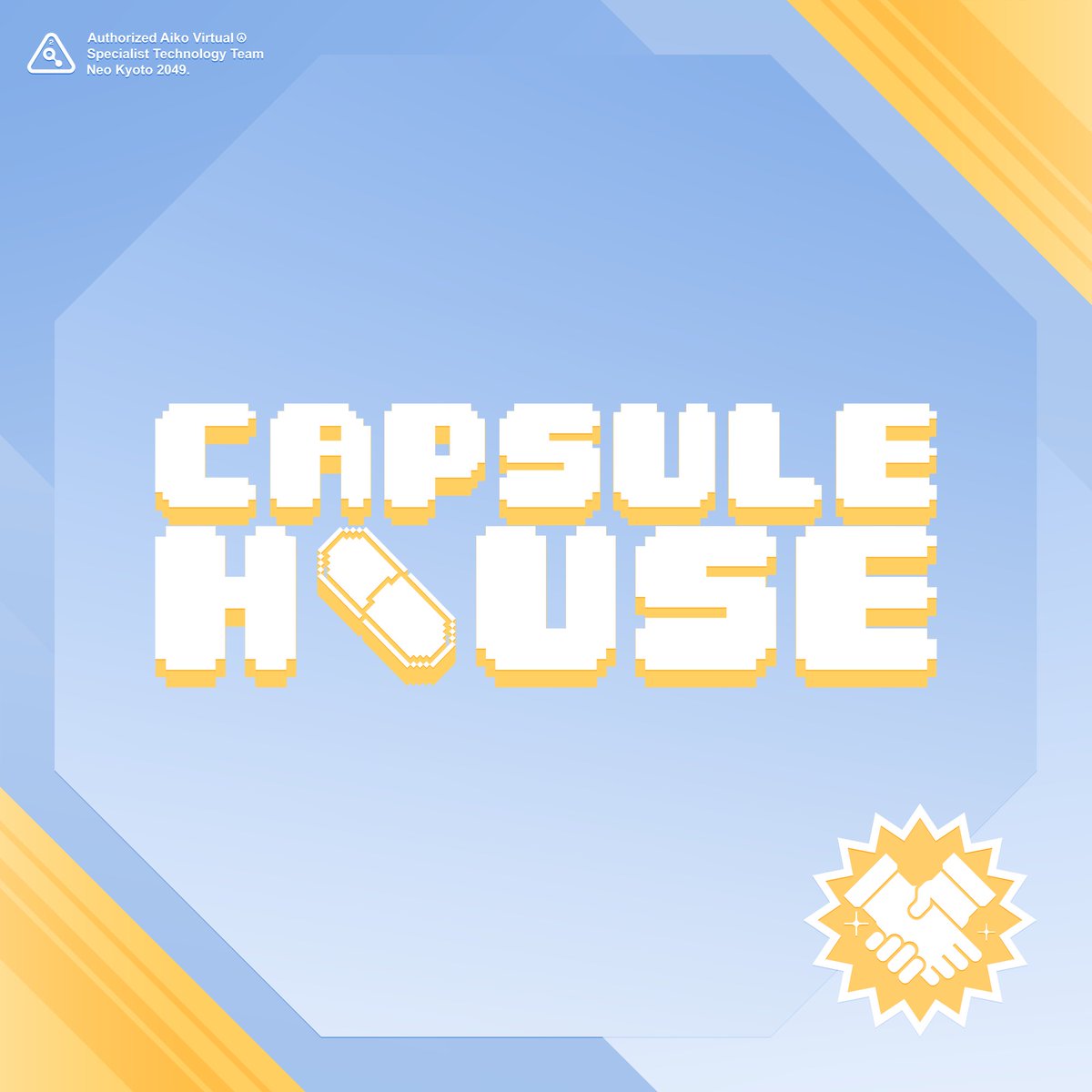 aikovirtual's tweet photo. A:\Partnership 

Aiko Virtual X Capsule House  

< @capsule_house  project holders can from now on subscribe to our raffle to earn allowlists for Aiko

Raffle Link: https://t.co/iptiDc3L3B 

join our Discord for more info >

[https://t.co/l1sRS7cewn] https://t.co/MGknBwdbQ1