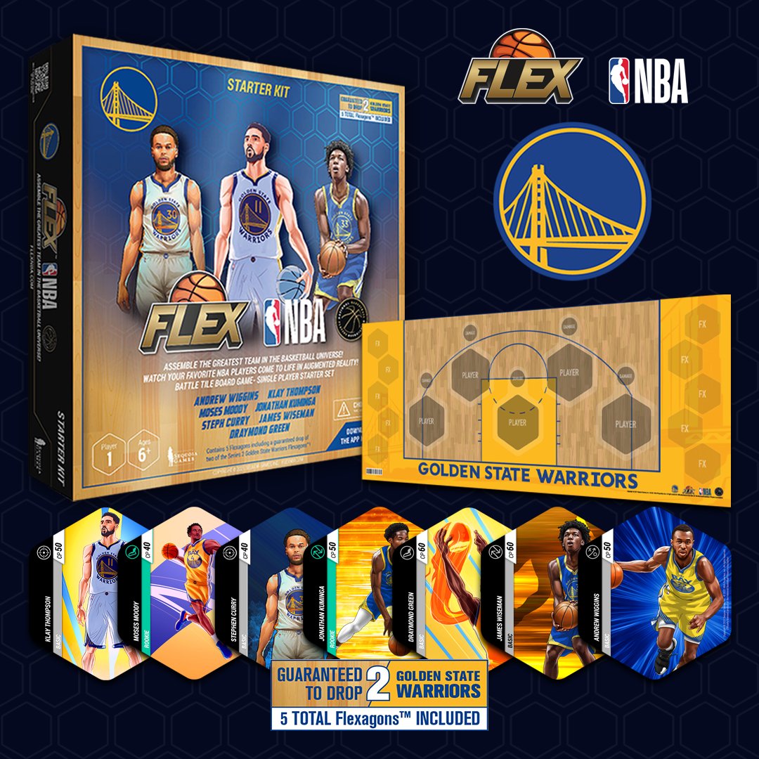 FlexNBAOfficial's tweet photo. Enjoying the playoffs? Rep your Team with our Limited Edition Starter Sets! 

Jayson Tatum’s poster dunks ✔️
Steph Curry’s dribble thru everyone ✔️

We got that and more 💪

Available for a limited time only, grab yours while supplies last!

🔗 https://t.co/v5nnrFV7in https://t.co/zJUPtS55Xm
