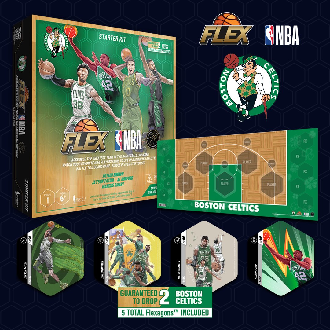 Enjoying the playoffs? Rep your Team with our Limited Edition Starter Sets! 

Jayson Tatum’s poster dunks ✔️
Steph Curry’s dribble thru everyone ✔️

We got that and more 💪

Available for a limited time only, grab yours while supplies last!

🔗 flexnba.com/pages/shop