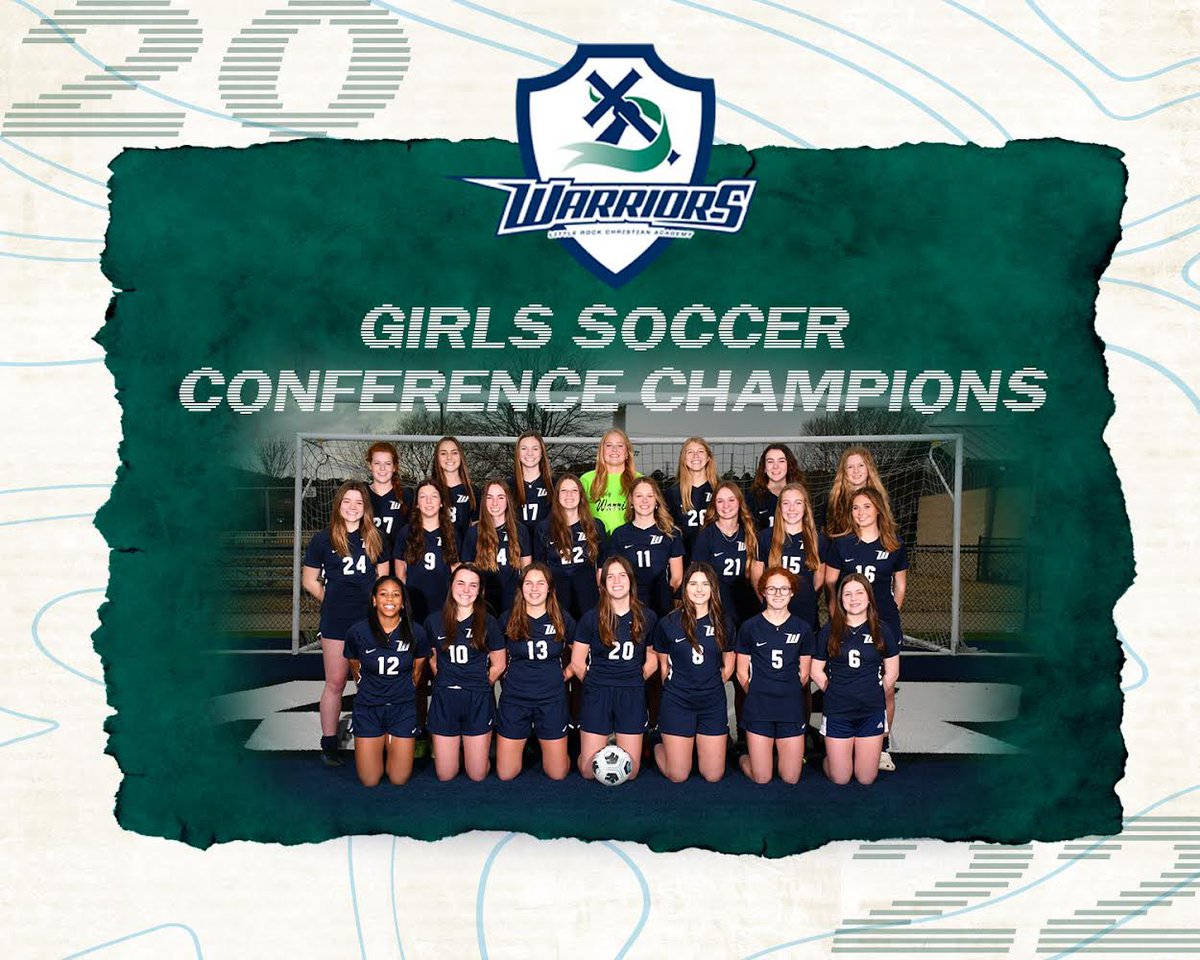 lrcawarriors's tweet photo. Congrats to our varsity girls’ soccer team for winning the conference this season! We are so excited to follow their run in the state tournament next week! 

GO WARRIORS! 🟢🔵 https://t.co/fIAlFh4EBq