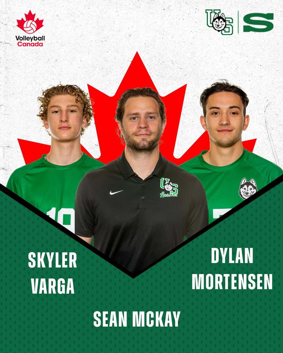 Congratulations to Sean McKay, Dylan Mortensen and Skyler Varga on being selected to be a part of the Team Canada program this summer! #HuskiePride