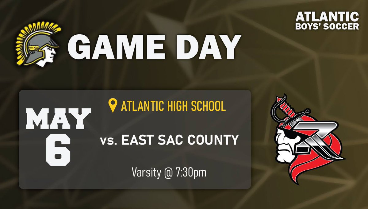 Boys game @ Atlantic high school at 5:30!