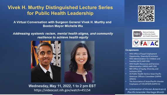 GMaPRegion3's tweet photo. Join NIMHD and the NIH Federal Asian Pacific American Council (FAPAC) for this upcoming fireside chat. https://t.co/axjRNwF3zL