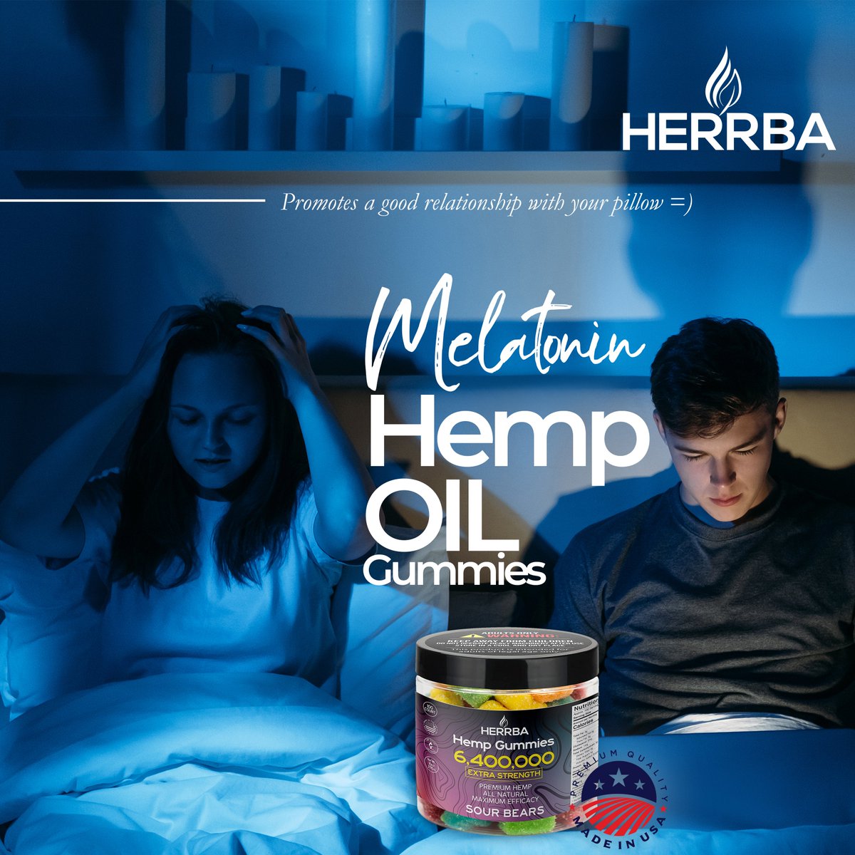 HerrbaHemp's tweet photo. Only available through Amazon Prime... Have a Restful Night's Sleep #Friday #Oiud #CannabisCommunity #Gummies #wellness https://t.co/6ft4ndLPQb
