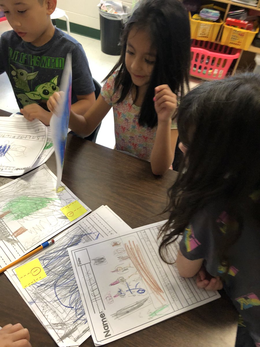 msle07's tweet photo. Comparing our beginning of the year writing sample to the end of year sample. The kids had some really great conversations with each other about how they have grown as writers. @NISDBoldt @ChristinaEscar3 @feliciamtz765 @SillerRosie https://t.co/nIDoQxUvyH