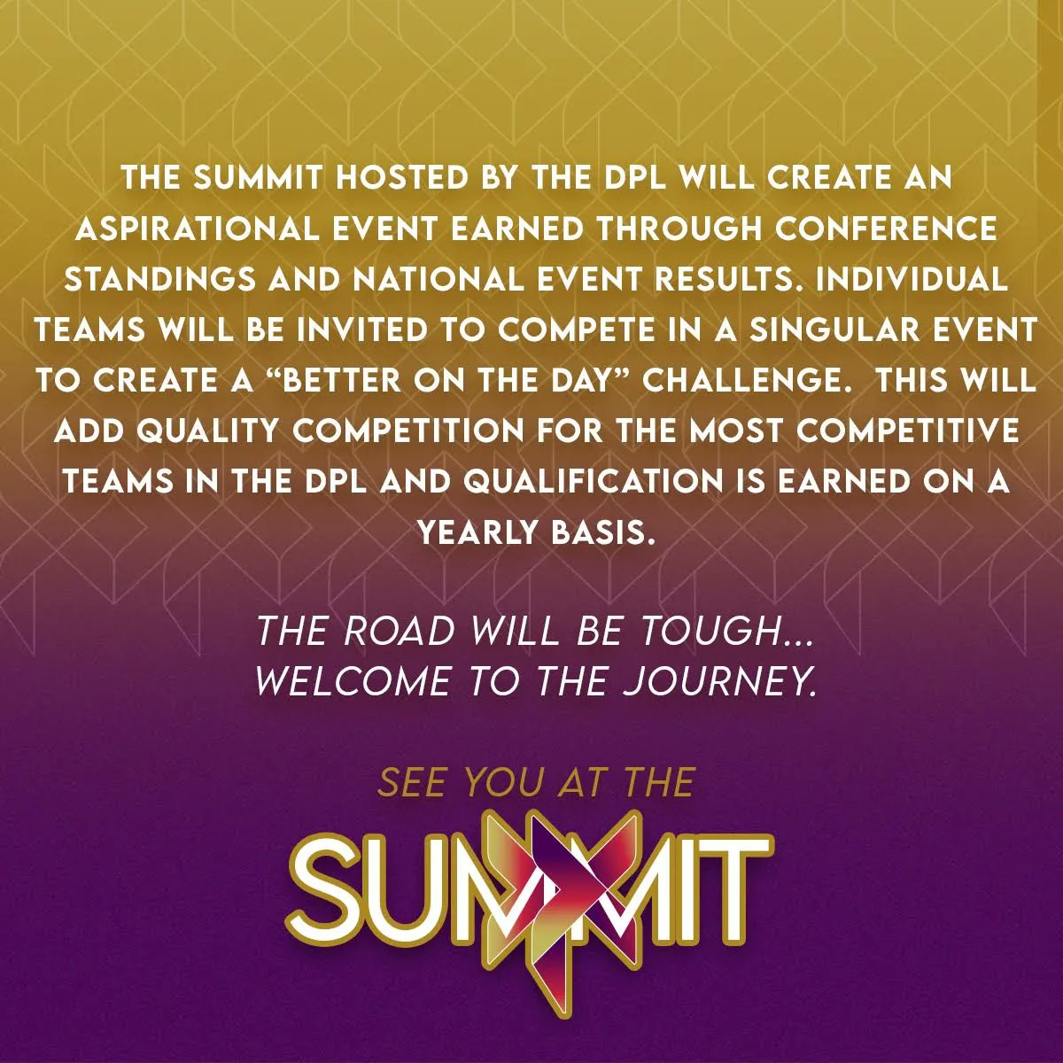 TopDrawerSoccer's tweet photo. The DPL launches the SUMMIT! A New Event for the Best Teams at the Peak of their Powers. For more info: https://t.co/PuToq7PQFv
#NothingGiven #EverythingEarned #DPLPround #DPLSummit https://t.co/KGFSANoqKq