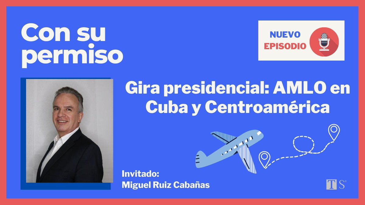 CSocialesTec's tweet photo. 🗣️ ¿Cuáles son las implicaciones y posibles resultados de la gira presidencial en Cuba y Centroamérica?
En el nuevo episodio de #ConSuPermiso, @hectorjuanvp, @BeataWojna y @miguelrcabanas responden estas inquietudes.
🔊 https://t.co/MkR6Fnr4ps
#TecSounds
#SomosCSociales https://t.co/iwAXTkpbtu