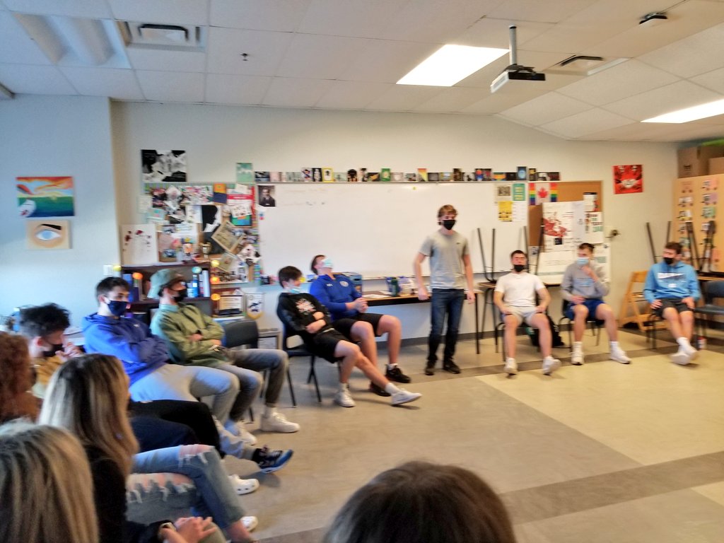 Our last session with Mr. Bauckman was a blast! We are so grateful that we have him as part of our program to help us grow ourselves in our leadership journey! #ThanksToYouHalifax <a href="/HRCEArts_CPA/">HRCE Fine Arts-CPA family</a>