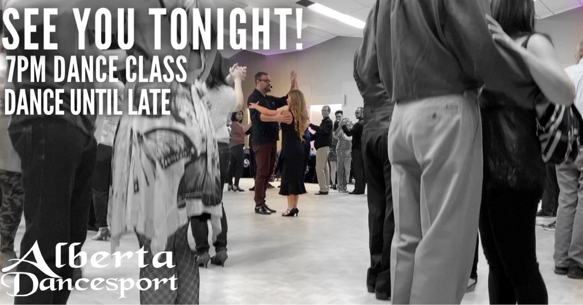 ABDancesport's tweet photo. See you tonight! 
Dance class at 7 PM 
Dance until late! 
https://t.co/UwxS6TtCKI https://t.co/06iTHtDLJO