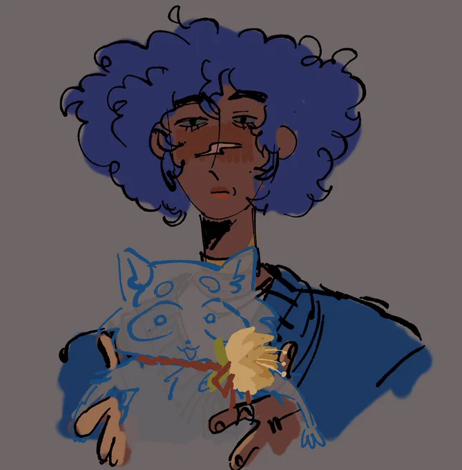 human friend and ghost racoon ghostbur 