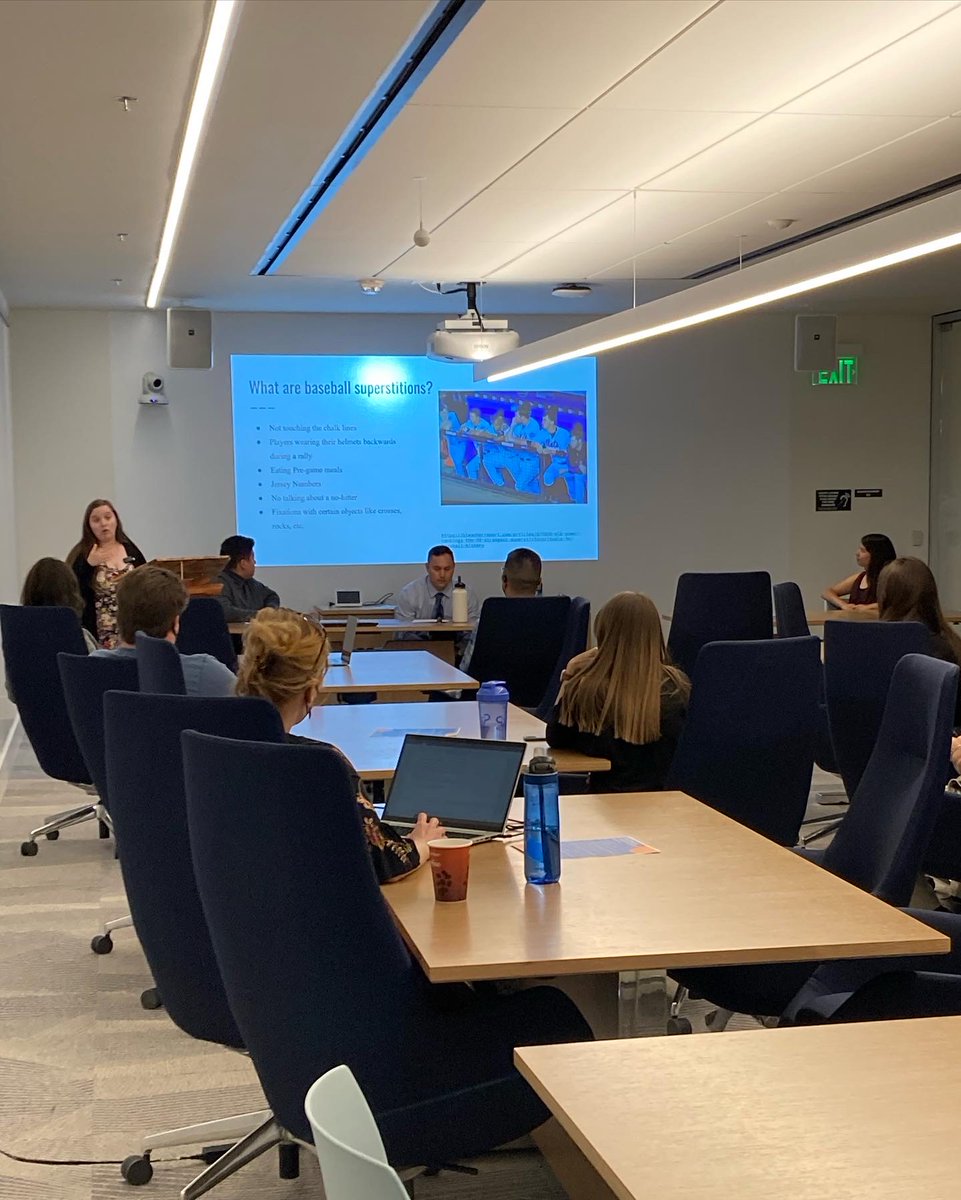 COPH_CSUF's tweet photo. Students presenting their research at the @CSUF_History Department Undergrad Student Conference. Panels going on throughout the day! This panel was focused on the history of baseball 🏟 ⚾️ https://t.co/EoTaDybBPV
