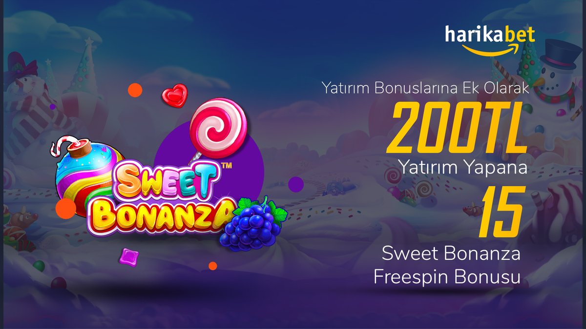 HarikaResmi's tweet photo. #Harikabet'te Kazanma Vakti !!!

🔥200TL Yatırıma SWEET BONANZA Freespin Almayı Unutma !!!

https://t.co/z1NQIJMmsc https://t.co/Ogymt4KqsW